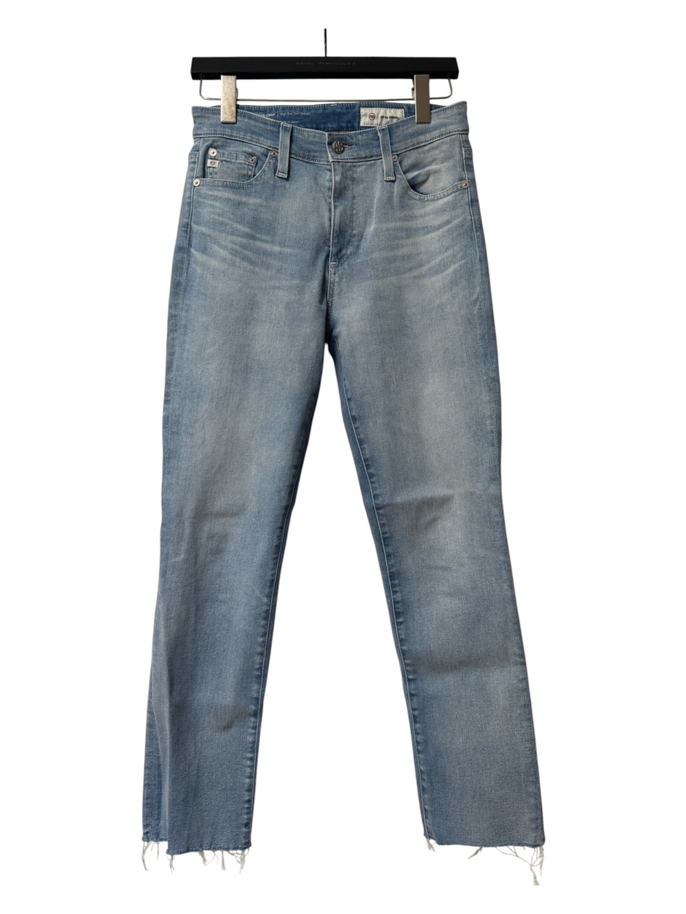 AG Adriano Goldschmied Faded Blue Straight Jeans